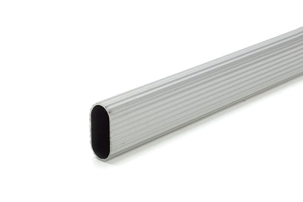 geribbelde aluminium kastbuis - 30x16mm | HOMEWORQ