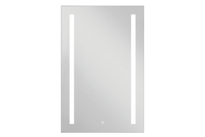 serie duo - led spiegel - 600 mm | HOMEWORQ