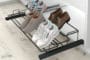 uittrekbaar schoenenrek - antraciet - 450-650mm | HOMEWORQ