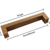 houten grepen - aalborg - eiken - maattekening