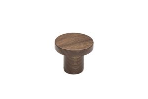 houten knop stockholm - walnoot - 48mm